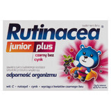 Rutinacea Junior Plus, fruitsmaak, 20 zuigtabletten