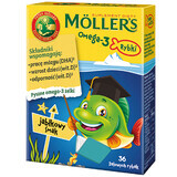 Moller&#39;s Omega-3 Vis, gelei, appelsmaak, 36 stuks