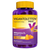 Vigantoletten Max, vitamin D3 2000 IU, lemon flavored jellies, 60 pieces