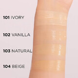 Eveline Cosmetics Satin Matt Foundation, matterende gezichtsfoundation, 101 Ivoor, 30 ml