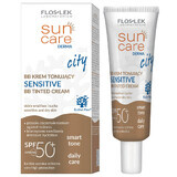 Flos-lek Sun Care Derma City, BB toning crème, SPF 50+, 30 ml