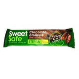 Bittere chocolade met natuurlijke stevia zoetstof Sweet&amp;Safe, 25 g, Sly Nutrition