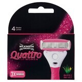 Wilkinson Sword Quattro For Women, scheermesvullingen, 3 stuks