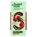 Sweet &amp; Safe melkchocolade, quinoa en zure kersen, 90 g, Sly Nutrition