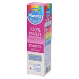 Plusssz 100% Multivitamin Woman Complex, frambozen-sinaasappelsmaak, 20 bruistabletten