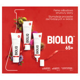 Bioliq 65+ set, regenererende dagcrème, 50 ml + regenererende nachtcrème, 50 ml + crème voor de huid van ogen, lippen, nek en decolleté, 30 ml