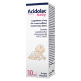 Acidolac Baby, orale druppels voor pasgeborenen, zuigelingen en kinderen, 10 ml