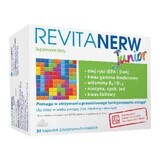 Revitanerw Junior, voor kinderen vanaf 3 jaar en volwassenen, 30 zachte capsules