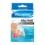 Viscoplast Max Hold, waterdichte en ademende pleisters, 12 stuks