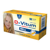 D-Vitum 1000 UI, vitamine D pour enfants à partir de 1 an, 90 gélules twist-off