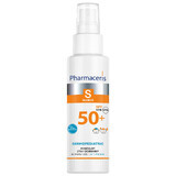 Pharmaceris S Dermopediatric, minerale beschermende spray voor kinderen, voor gezicht en lichaam, vanaf 1 dag oud, waterdicht, SPF 50+, 100 ml