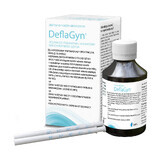 DeflaGyn, set de gel vaginal, 150 ml + aplicator reutilizabil, 2 bucăți