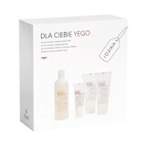 Ziaja Yego set, douchegel en shampoo, 400 ml + douchegel en shampoo, 2 x 200 ml + aftershavebalsem, 80 ml