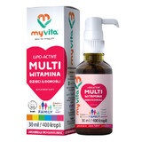 MyVita Multivitamina Family, druppels voor kinderen en volwassenen, 30 ml