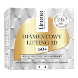 Lirene Diamond Lifting 3D 50+, anti-rimpel verstevigende crème, 50 ml