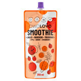 Owolovo Smoothie in een tube, appel, wortel, aardbei, 250 ml