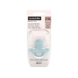 Suavinex Color Essence SX Pro, pacifier, 100% silicone, physiological, blue, 6-18 months, 1 pc