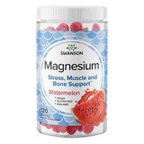 Swanson Magnesium, magnesiumcitraat, jelly beans, watermeloensmaak, 120 stuks