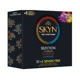 Unimil Skyn Selection, condoomset, 30 stuks + 5 stuks gratis