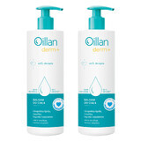 Set Oillan Derm+, lait corporel, dès le 1er jour, 2 x 400 ml