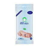 Luna Bambini Aqua Water Wipes, vochtige doekjes, water, vanaf de geboorte, 20 stuks