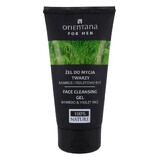 Orientana For Men, gezichtsreinigingsgel, bamboe en paarse rijst, 150 ml