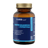 Pureo Health Ashwagandha + piperina, 90 capsule vegetali