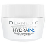 Dermedic Hydrain 2, hydraterende crème met verlengde werking, gevoelige huid, 50 g