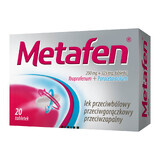 Metafen 200 mg + 325 mg, 20 tabletten