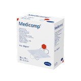 Medicomp, steriel, vlieskompressen, 4 lagen, 30 g/m2, 10 cm x 10 cm, 50 st.