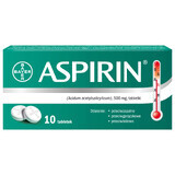 Aspirine 500 mg, 10 tabletten