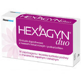 Hexagyn Duo, vaginale bolletjes, 10 eenheden