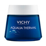 Vichy Aqualia Thermal, gel-crema de noche hidratante y regeneradora, Night Spa, 75 ml