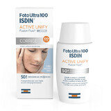 Isdin Active Unify Fusion Zonnebeschermingsvloeistof voor gezicht met SPF 50+, 50 ml