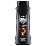 White Jeleń Men, gel en shampoo 2in1, met mineralen, 300 ml