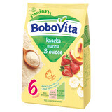 BoboVita Manna porridge, 3 fructe, fără lapte, după 6 luni, 180 g