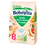 BoboVita Papilla de leche y cereales, 4 frutas, a partir de 8 meses, 230 g