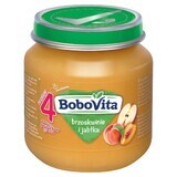 BoboVita Dessert, pêches et pommes, après 4 mois, 125 g