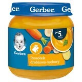 Gerber Zupa, bouillon van kip en rund, na 5 maanden, 125 g