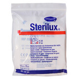 Sterilux, steriele gaasjes, 17-draads, 8 lagen, 10 cm x 10 cm, 3 st.