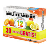 Multivitaminum AMS Forte, 60 tabletten + 30 tabletten gratis