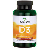 Swanson D3 2000 IE, 250 capsules