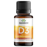 Swanson Vitamine D3 Druppels, vitamine D 2000 IE, druppels, 29,6 ml