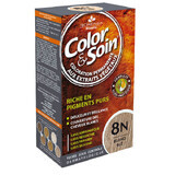 Color&amp;Soin, haarverf, 8N tarwe blond, 135 ml