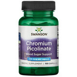 Swanson Chroom Picoliante, chroom 200 µg, 200 capsules