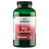 Swanson Sojalecithine, lecithine, 180 gelcapsules