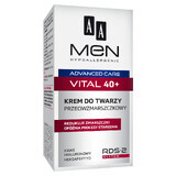 AA Men Advanced Care Vital 40+, antirimpel gezichtscrème, 50 ml