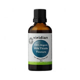 Viridian 100% Tintura di cardo mariano biologica, cardo, gocce biologiche, 50 ml