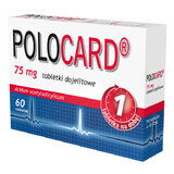 Polocard, 75 mg, 60 enteral tablets