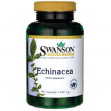 Swanson Echinacea 400 mg, paarse zonnehoed, 180 capsules